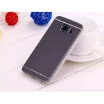 Wholesale Galaxy S7 Edge Slim Aluminum Hybrid Case (Black)